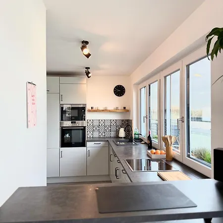 Exklusive Penthouse - Xxl Terrasse - Parkplatz In * نوي أولم